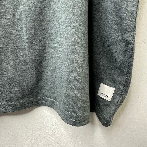 Md Vuori Energy Tank Dark Dusty Pine Heather High-Performance Activewear Yoga - Picture 2 of 4